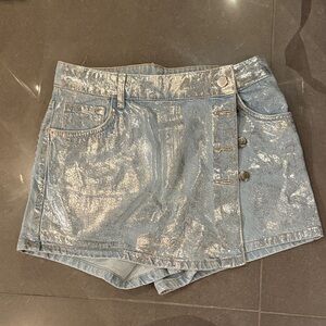 Zara denim skort